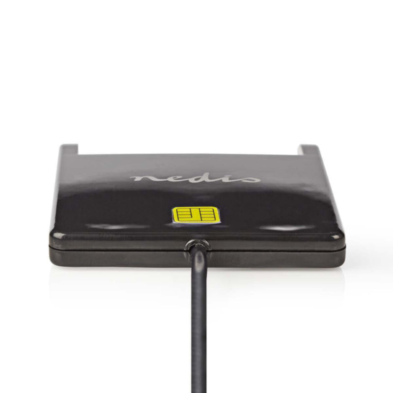 NEDIS | Smartcard Reader, USB 2.0 Black | CRDRU2SM2BK