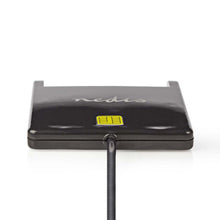 NEDIS | Smartcard Reader, USB 2.0 Black | CRDRU2SM2BK