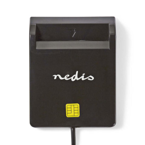 NEDIS | Smartcard Reader, USB 2.0 Black | CRDRU2SM2BK