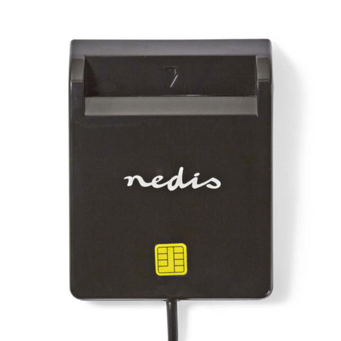 NEDIS | Smartcard Reader, USB 2.0 Black | CRDRU2SM2BK