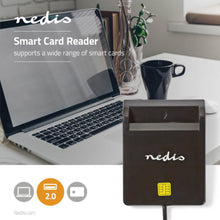 NEDIS | Smartcard Reader, USB 2.0 Black | CRDRU2SM2BK