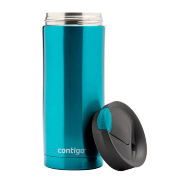 CONTIGO | Snapseal Huron Vacuum Insulated Stainless Steel Travel Mug Biscay Bay 16oz/470ml 2095636 | CT-060