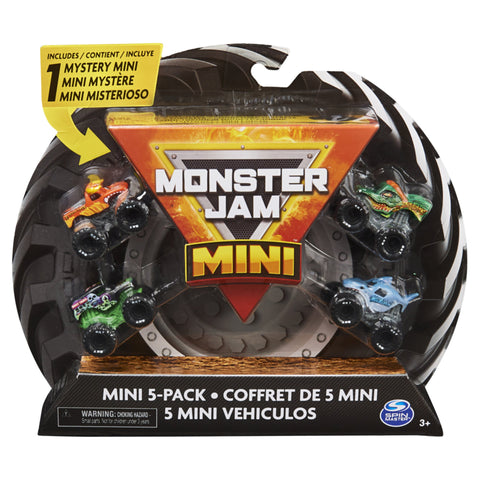 Monster Jam Mini Scale Vehicles 5-Pk | IBD106TOY02307