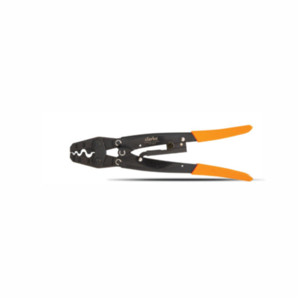 CLARKE | Crimping Tool Ratchet 11 inch Orange Color Handle 1.5mm to 16mm capacity with ratcheting device | CTR16C