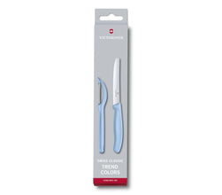 VICTORINOX | Swiss Classic Trend Colors Universal Knife Set 2 Light Blue | 6.7116.21L22