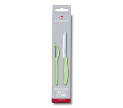 VICTORINOX | Swiss Classic Trend Colors Universal Knife Set 2 Light Green | 6.7116.21L42