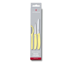 VICTORINOX | Swiss Classic Trend Colors Paring Knife Set 3 Pieces Light Orange | 6.7116.31L82