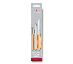 VICTORINOX | Swiss Classic Trend Colors Paring Knife Set 3 Pieces Light Orange | 6.7116.31L92