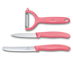 VICTORINOX | Swiss Classic Trend Colors Paring Knife Set 3 Pieces Light Red | 6.7116.33L12