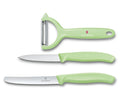 VICTORINOX | Swiss Classic Trend Colors Paring Knife Set 3 Pieces Light Green | 6.7116.33L42