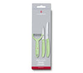 VICTORINOX | Swiss Classic Trend Colors Paring Knife Set 3 Pieces Light Green | 6.7116.33L42