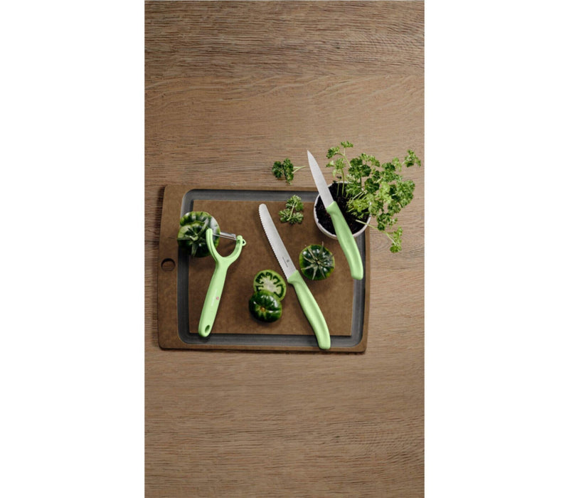 VICTORINOX | Swiss Classic Trend Colors Paring Knife Set 3 Pieces Light Green | 6.7116.33L42