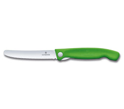VICTORINOX |  Swiss Classic Foldable Paring Knife Green | 6.7836.F4B
