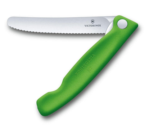 VICTORINOX |  Swiss Classic Foldable Paring Knife Green | 6.7836.F4B