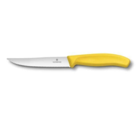 VICTORINOX | Swiss Classic Gourmet Steak Knife Yellow | 6.7936.12L8