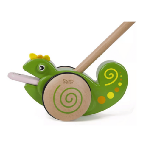 CLASSIC WORLD | Push Chameleon Toy | CWD10507