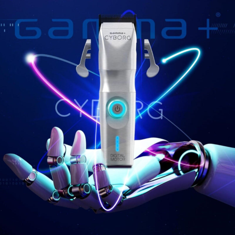 GAMMA+ | Cyborg Professional Metal Clipper with Long Life Motor