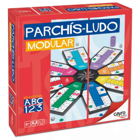 CAYRO | Parchis Modular 8 players Traditional Game  | CYR700