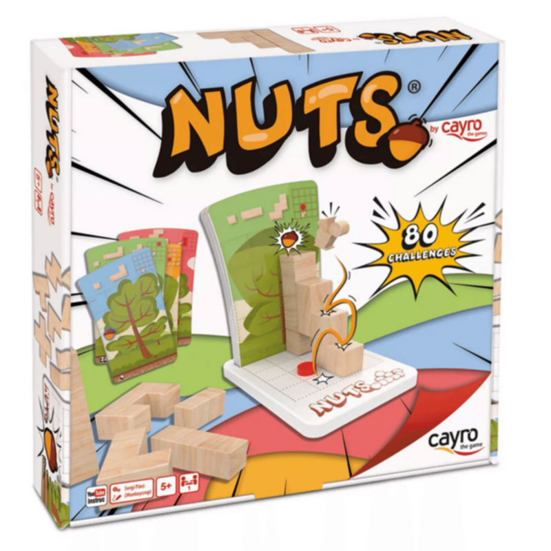 CAYRO | Nuts Cognitive Skills and Multiple Intelligences Board Game | CYR7072