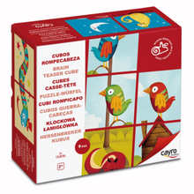 CAYRO | Wooden Brainteaser Cubes 20 x cm 8 x cm 18 cm | CYR880