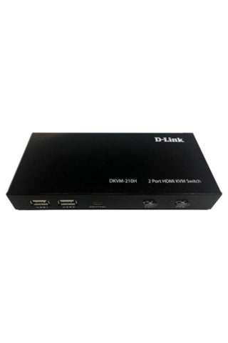 D-LINK | 2-Port KVM Switch with HDMI and USB Ports | DKVM-210h