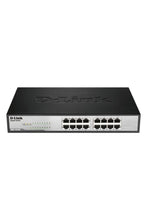 D-LINK | 16-Port 10/100/1000 Base-T Unmanaged Gigabit Switch UK Plug (Rackmountable) | DGS-1016C