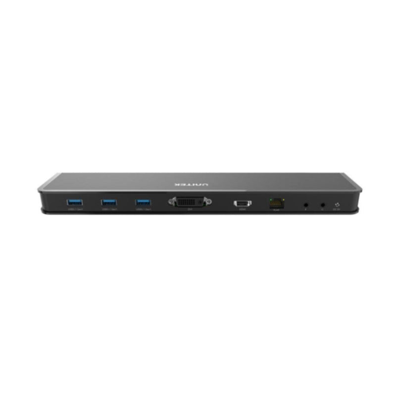 UNITEK | USB3.1 Universal Docking Station Black Color5V2A Power Adapter | D001A