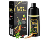 3 in 1 Instant Black Hair Deye Color Shampoo Easy To Use And Long Lasting, Organic Natural Fast Hair Dye, 100% Grey Coverage in Minutes for Women & Men | JPN7311