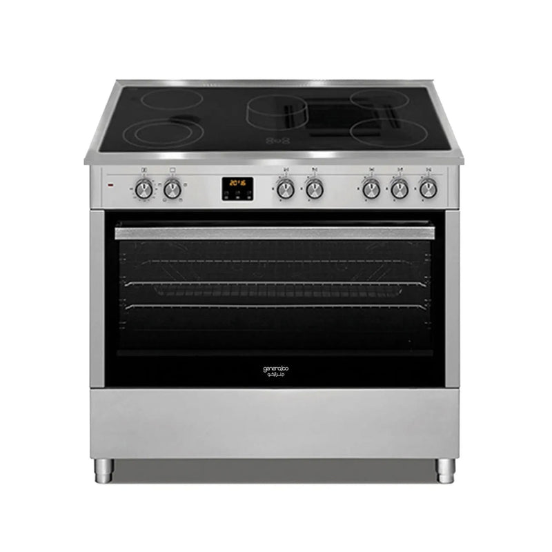 GENERALCO | Ceramic Cooker, 90 x 60 cm, Stainless Steel | PC90SD