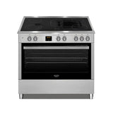 GENERALCO | Ceramic Cooker, 90 x 60 cm, Stainless Steel | PC90SD