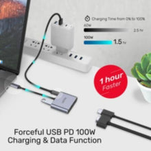 UNITEK | 4-In-1 Usb Type-C Hub Space Grey | D1049A
