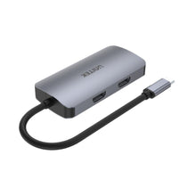 UNITEK |  5-in-1 USB3.1 Type-C Hub with MST (USB3.0 + 2*HDMI + VGA + PD 100W), Space Grey (Replaces Y-9116) | D1051A