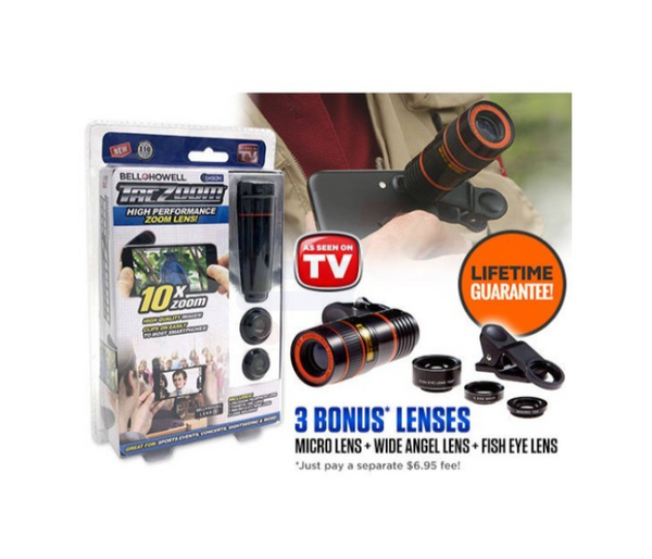 T&F Taczoom Universal 10X Optical Zoom Universal Mobile Phone  | JPO6476