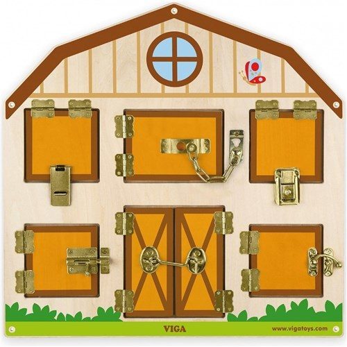 VIGA | Wall Toy Locking and Unlocking | 51627FSC