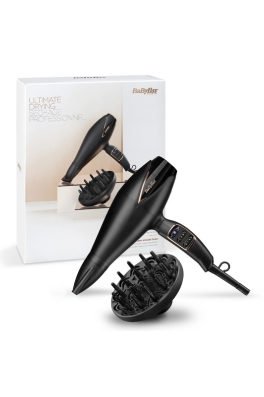 BABYLISS | Digital Motor Hair Dryer Corded 2200W Black | D665SDE
