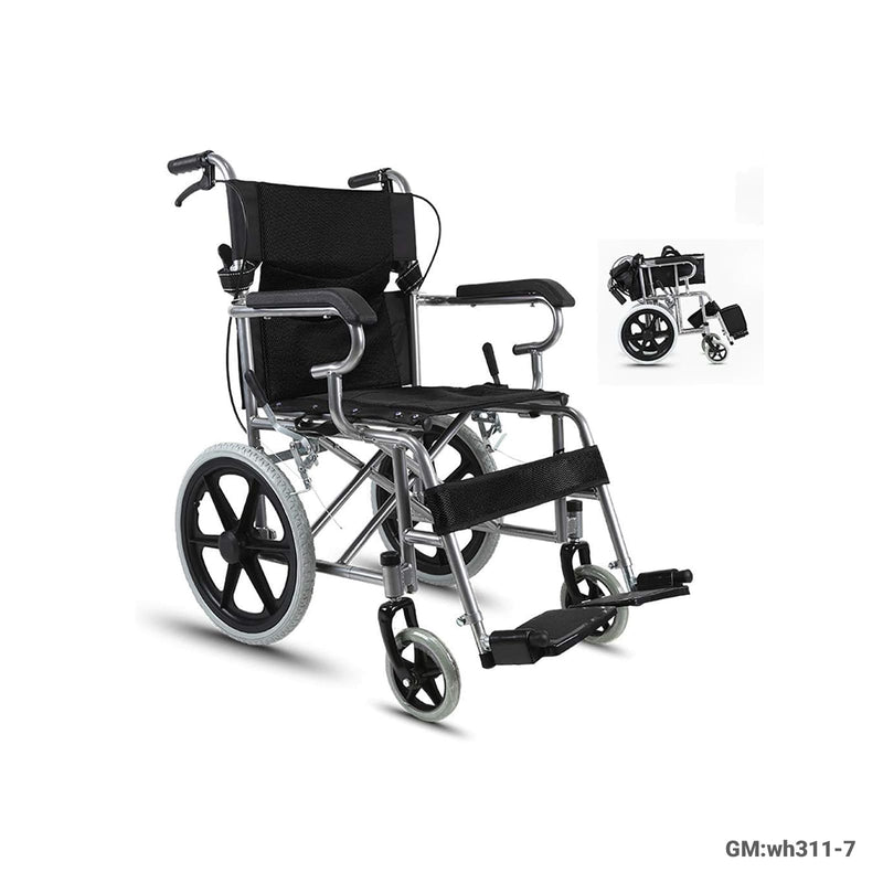 Kids Lightweight Foldable Wheelchair 60kg Capacity | wh311-7