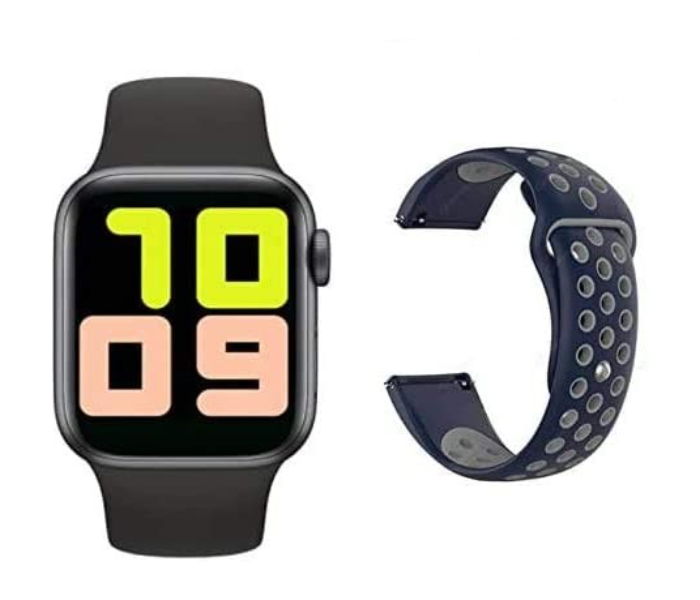 Smart Wristband Watch T55 Magnetic Suction Charging Bluetooth Voice Bracelet With Two Straps | JPG6370