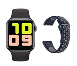 Smart Wristband Watch T55 Magnetic Suction Charging Bluetooth Voice Bracelet With Two Straps | JPG6370