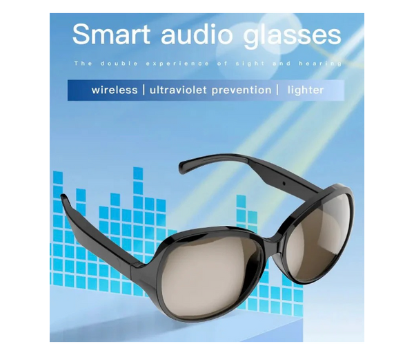 Smart Glasse Bluetooth Polarized Sunglasses for Men Women, Music Glasses, Smart Sunglasses Built-in Mic&Speakers, Outdoor UV Protection, Open Ear Smart Audio Glasses, Bluetooth 5.3 Glasses f | JPN9873