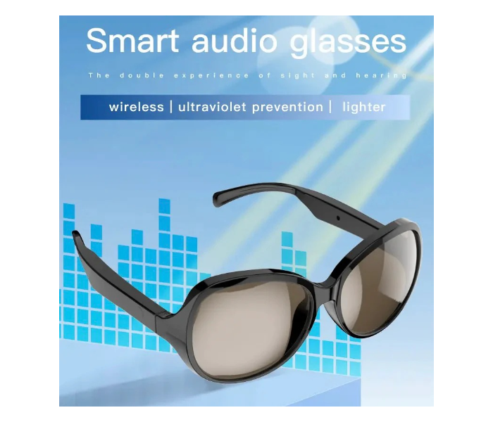 Smart Glasse Bluetooth Polarized Sunglasses for Men Women, Music Glasses, Smart Sunglasses Built-in Mic&Speakers, Outdoor UV Protection, Open Ear Smart Audio Glasses, Bluetooth 5.3 Glasses f | JPN9873