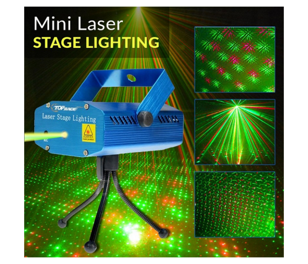 6 in 1 Portable Mini Laser Stage Light  Projector 150mw For Disco Party DJ Bar Club | JPO6456