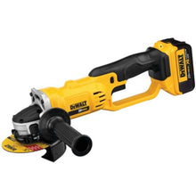 DEWALT | Small Angle Grinder 125 mm 2 Battery 4.0 Ah + Charger + Kit Box 18V | DCG412M2-GB