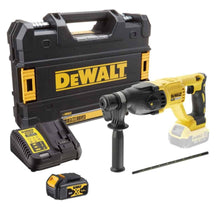 DEWALT | Brushless SDS-Plus Hammer Drill 2 Battery 4.0 Ah + Charger 18V  | DCH133M1-GB