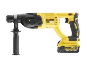 DEWALT | Brushless SDS-Plus Hammer Drill 2 Battery 4.0 Ah + Charger 18V  | DCH133M1-GB