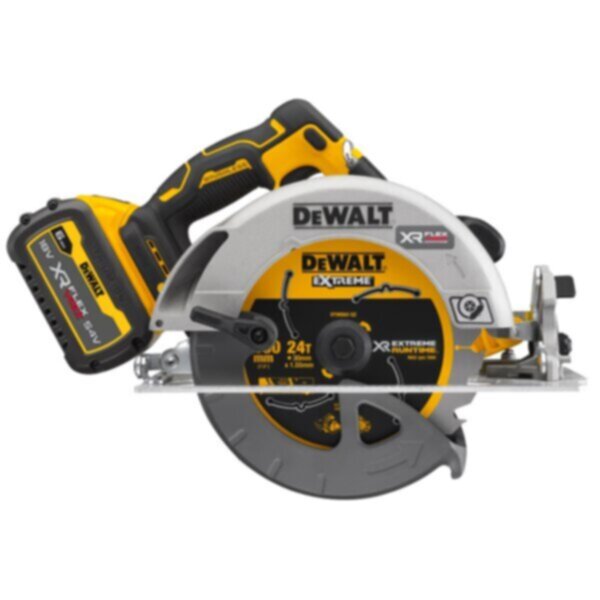 DEWALT | Brushless Circular Saw 7" 1 Battery 6.0Ah + Charger + Kit Box 18V | DCS573T1-GB