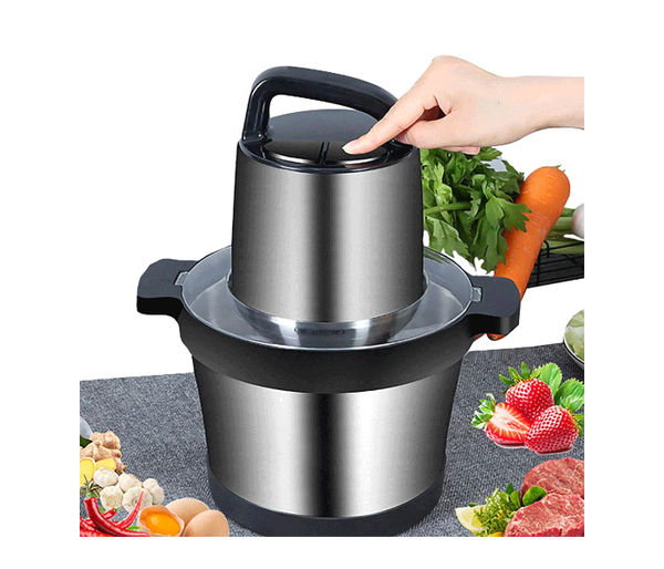 Food Chopper, Meat Blender, 1000W, With 6L Stainless Steel Bowl, For Meat/Vegetable/Rice Cereal/Milk Shake/Onions/Fruits/Egg /Chilli | JPO6541