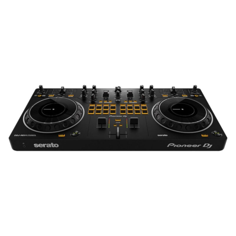PIONEER | Scratch-Style 2-Channel DJ Controller for Serato DJ Lite Black | DDJ-REV1