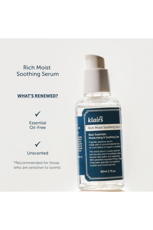 DEAR KLAIRS | Rich Moist Soothing Serum 80ml