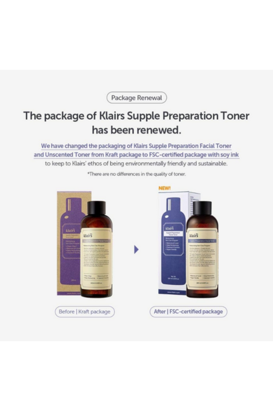 DEAR KLAIRS | Supple Preparation Facial Toner 180ml | 8809115025012