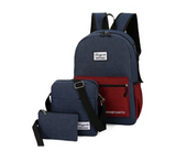 Galaxy Unisex Set of 3 Pieces Business Laptop Backpack - Blue | JPM3146